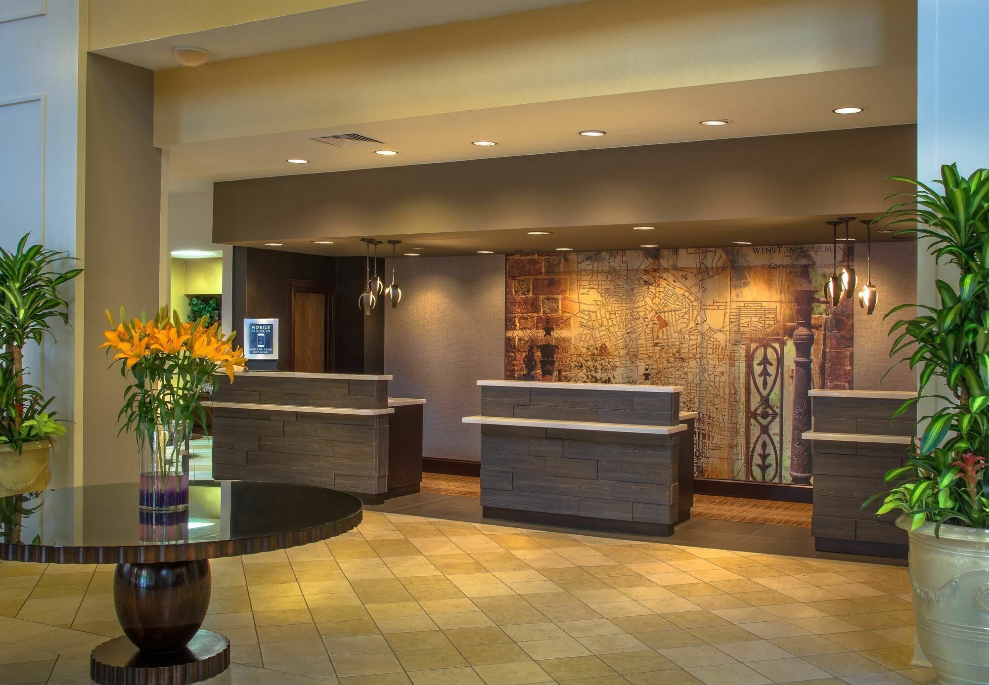 Winston-Salem Marriott Hotell Exteriör bild